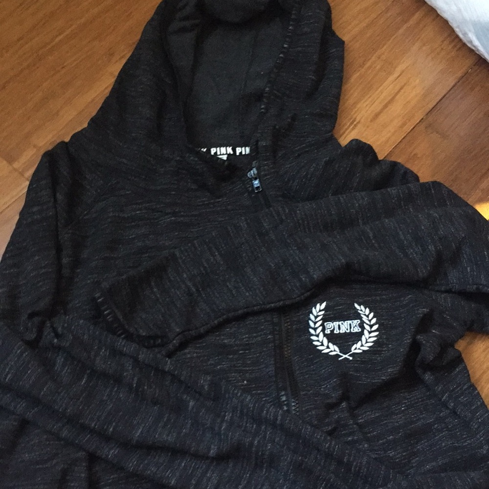 black zip up